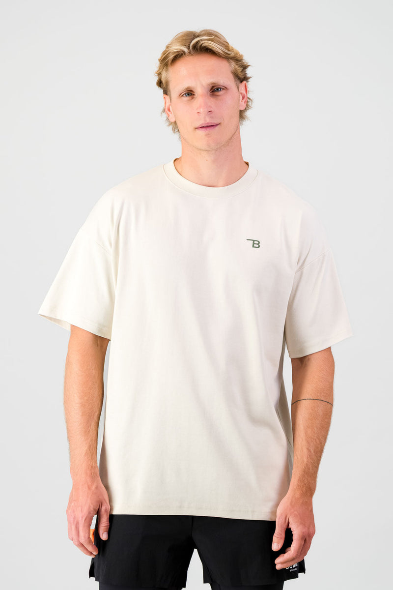 Lightweight Cotton Tee - Cream
