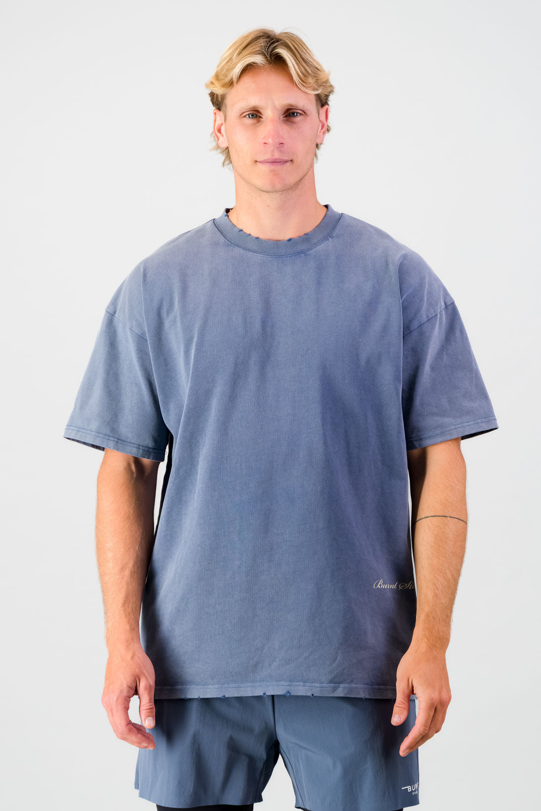 Ultra Heavy Tee - Washed Blue